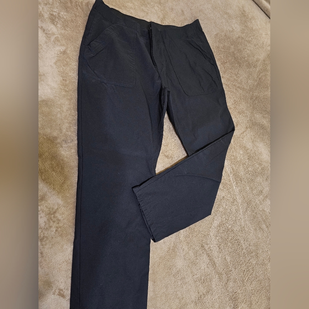 Eddie Bauer Black Women's Chinos with Front Patch Pockets